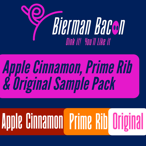 Sample Pack: Apple Cinnamon, Prime Rib & Original